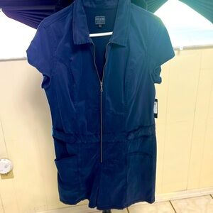 Guess Gemma stretch Jean like romper NWT